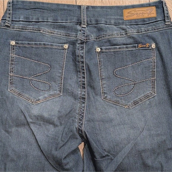 Seven 7 Plus 16 High Rise Skinny Jeans  Tummy‎ Slimming Faded Wash Stretchy - Picture 6 of 6